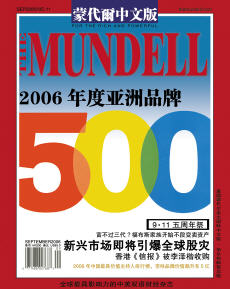 2006年度亚洲品牌500强排行榜